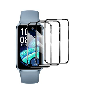 �Ή� HUAWEI Band 10 �t�B���� �X�}�[�g�o���h �ی�t�B���� PET������ �S�ʕی� �������� �ϏՌ� ���h�~ �����ߗ� �����z�� 3D�Ȗʕی� �w��h�~ �C�A�[�� �^�b�`���x �y3���Z�b�g�z