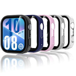 Bigqin HUAWEI Watch Fit 4 �p�� �P�[�X�y5������z��̌^ �S�ʕی�J�o�[ �ɔ��y�� �w��h�~ �����ߗ� �C�菝�h�~ �戵�ȒP (PC�t���[��+�����K���X)