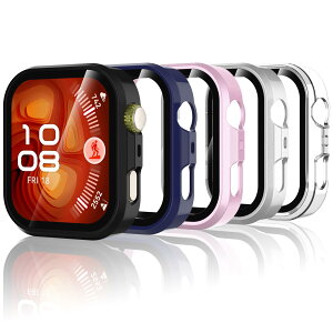 Bigqin HUAWEI Watch Fit 4 Pro �p�� �P�[�X�y5������z��̌^ �S�ʕی�J�o�[ �ɔ��y�� �w��h�~ �����ߗ� �C�菝�h�~ �戵�ȒP (PC�t���[��+�����K���X)