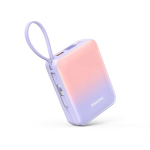 Philips (tBbvX) oCobe[ 20000mAh e PD 22.5W }[d Lightning type-c P[u ^Cvc CgjO 4䓯[d gѕ֗ [d iPhone 16 / 15 Android iOS X}zΉ PSEF