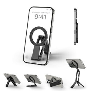 Ulanzi MA60 �X�}�z�O�r �~�j�O�r magsafe�ɑΉ� ���B��_ �X�}�z�X�^���h �~�j�g�уX�^���h �g�у����O �X�}�z�O���b�v ���^�y�� ���@�\�p�x�����\ ���u��/�c�u�� �܂肽���ݎ� ���ʃ}�O�l�b