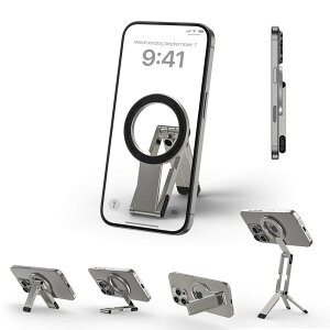 Ulanzi MA60 �X�}�z�O�r �~�j�O�r magsafe�ɑΉ� ���B��_ �X�}�z�X�^���h �~�j�g�уX�^���h �g�у����O �X�}�z�O���b�v ���^�y�� ���@�\�p�x�����\ ���u��/�c�u�� �܂肽���ݎ� ���ʃ}�O�l�b