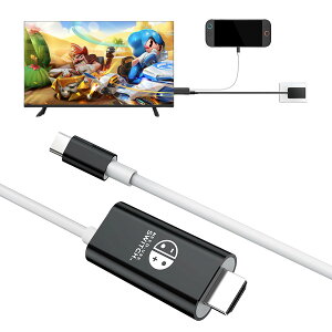 Switch 2phbNyVo-@ΉzFor Switch 2 hbN erڑo HDMI 4K&1080 HDMIϊ/ PD100W [d ^ XCb` 2 hbN ڂTVo hbN@\ A_v^[ yʉ xȂ 