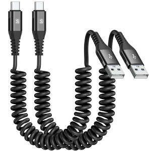 USB Type CP[u y2M/2{ZbgzRC^ Lт USB-A to USB-C P[u QC3.0 }[d ^CvC  3A TPUf Type CXvOC Lk ֗ iPhone 16/iPhone15 Pro Max, MacBook iPad Air/Pro Xperia,Sa