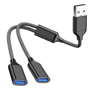 USB  USB ҃P[u ubN/Vo[ 28cm 12 Y^Xvb^[ f[^][dΉ PC/Mac/ԍڗp USB2.0ڑ ނŎg }`foCXgp\ (ubN)