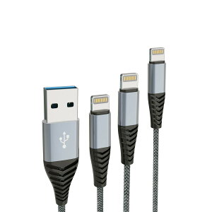 MFiF؍ iPhone [dP[u USB}[d CgjOP[u f[^] Lightning P[u iPhone14/13/12/11/XS Max/XS/XR/X/8/7/6s/6/5s/5/iPad/iPodeΉ 0.25M+1M+2M O[
