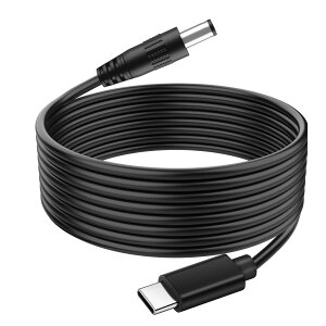 USB-C PDgK[P[u 9V/12V 5.5*2.5 mm PDΉ 苟 3Ad ϖPVCf fh~ USB C to DC PDKiΉ@ł̎gp dϊP[u (12V 1m)