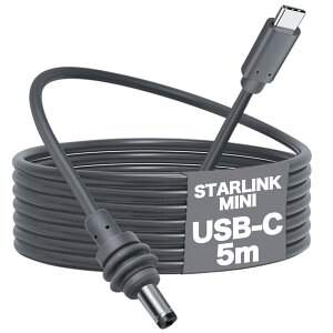 Starlink Mini p USB-C P[u hŔɂvO (Type-C, 5m)