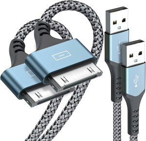 30s DockP[uy2{Zbg 2m+2mziPodP[u hbNRlN^[ f[^[Ԃ USB[d[Ԃ iPhone4 / 4S/ 3GS / 3G/iPad/iPod touch/AC|bh nano/AC|bhclassic [dEf[^]Ή