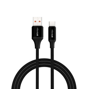 WiseeLAB Cable USB-A to USB-C P[u 66W}[d QC/FCP/SCP/VOOCΉ ϋviC҂ f[^]Ή MacBook Air/iPad iPhone 16/15/Android/Galaxy/Xperia/Huawei eUSB-C@Ή 1.2m ubN