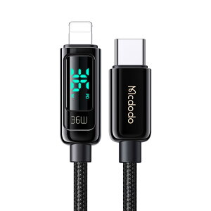 Mcdodo lightning to USB-C iPhone [dP[u o̓XN[\ 36W PD}[d E-marker`bv f[^] VF ϋviC҂ ^CvC[dR[h CgjO P[u US