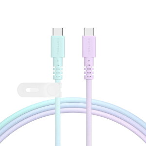 MOTTERU(���b�e��) USB-C to USB-C �O���f�[�V�����P�[�u�� ���Ȃ₩�ł��炩�� ���܂�ɂ����f���ɋ��� Power Delivery 60W iPhone16e 16 15 Nintendo Switch �Ή� �V���R���P�[�u���o���h �t�� 1.0m �}�[���C�h