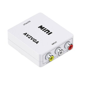 r-honpo RCAVGAϊ USBd  AVRo[^[ 3FP[u (RCA-VGA-white-RL)