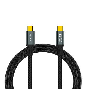 y{uhzLuxxio USB-C to USB-C 1m iCP[u PDΉ 100W/5A E}[J[`bv 20Gbpsf[^] iPhone16 Ή USB3.2 Gen2 USB Type-CP[u (1m)