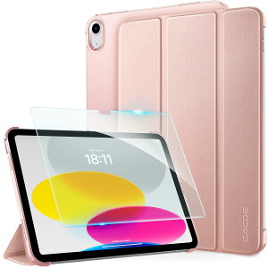 [iPad 11���� 10���� �P�[�X �K���X�t�B���� �Z�b�g]CACOE ipad a16 11�C���` 2025/10.9�C���` 2022 �A�C�p�b�h�p �n�[�h�P�[�X �I�[�g�X���[�v �O�܂� Apple Pencil�Ή� �����΂��� �J�o�[ ���[�Y�S�[��