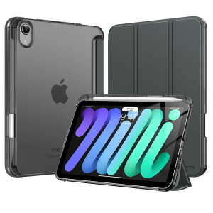 TiMOVO iPad mini7 �P�[�X (A17 Pro) iPad mini ��7/6���� �P�[�X (8.3�C���`�A2024/2021) �X���� �O�܂�2WAY�X�^���h �y�����[ PencilPro/��2������[ PC�������o�b�N PU���U�[ �Ռ��z�� �I�[�g�X���[�v�@�\�t