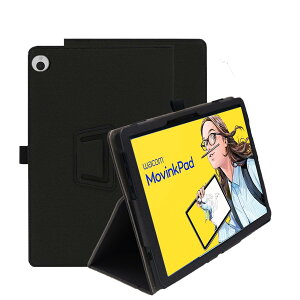 For Wacom MovinkPad 11P[X 11.45 C` ^ubg P[X 360°Sʕی ܂X^hp yz_[t ㎿PUU[ LYh~ y SʕیiubN)