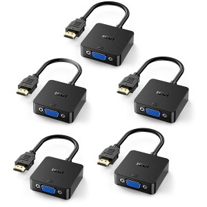 ICZI HDMI-VGA(D-SUB)ϊA_v^ hdmi ϊ A_v^ P[u ubN 1080pΉ HDMI IX to VGA XA_v^y5Zbgz