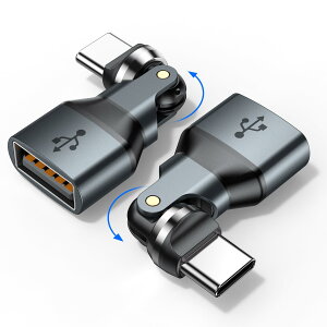 TUNKIA USB Type C ϊA_v^[ USB3.0 ] ^CvC (2Zbg) 540°], OTGΉ Phone 16/15 Pro Max MacBook Pro 2021 MacBook Air 2022 Pad Pro 2021 y قUSB-C@ȂǂɑΉ ϊRlN^