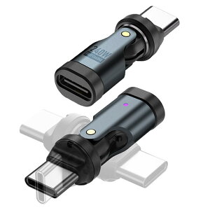 USB-C ϊA_v^ PD240W 540°]y2Zbg ubNz^CvC ϊA_v^ }[d f[^] MacBook Pro/Phone15/15 Pro/Galaxy/Google PixelΉ
