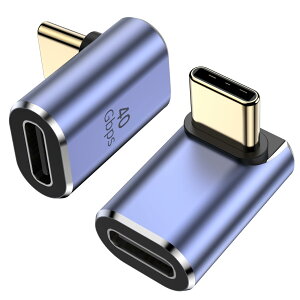 MOGOOD USB C ϊ A_v^[ ㉺ 90° L USB CIX-XA_v^ 40Gbpsf[^] 8K@60Hzfo 100W/5A}[dThunderboltGNXp_͏CbiAMacBook ProA^ubgAgѓdbAC