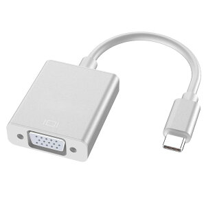 USB C ? VGAϊA_v^ Type C(Thunderbolt 3 ݊) fBXvCA_v^ 1080P @60Hz HDg?^ ^Cvc VGAϊRlN^ Windows 10/8.1/8/7/Vista/XP & MAC OSΉ