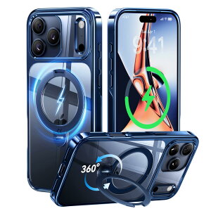 yʂ㎿E_360°]zCASEKOO iPhone 17 Pro pP[X NA ω c px MagSafeΉ ČRKiی ϏՌ ő25W}[dΉ tBbg bvz[t  phone