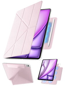 y360°SʕیEYX^hzTekka iPad Air 11C` P[X M2/M3 (6/7E2025/2024) / 5 (2022) / 4 (2020) & iPad Pro 11C` P[X (2018)p }Olbgz By[ cuE