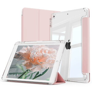 SQQSOOZ iPad 9/8/7 P[X 10.2C` 2021/2020/2019 iPad 9Ή NAobNJo[ yV[ O܂X^h ϏՌ y ^ ɋ I[gX[v@\ PC/TPU A2602 A2603 A2604 A