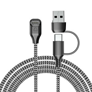 2-in-1 USB-C/USB-A Garmin[d K[~ [dP[u garmin [dP[u ݊fΉ (Venu, Forerunner, Fenix)