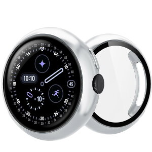 Yaodle For Pixel Watch 4 Jo[ 45mm PCf Jo[ KXtB̌^ Sʕی d\ ho {Ɏq LYh~ y(45mm,Vo[)