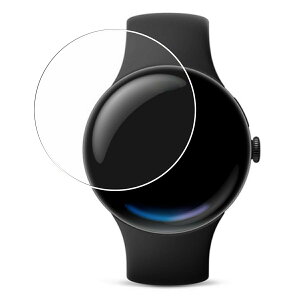 [2���Z�b�g] ClearView Google Pixel Watch 4 45mm�p �ȖʑΉ� �ی� �t�B���� TPU�t�B���� ���C�� �Ռ��z�� ���{�� [�㋉�Ҍ���]