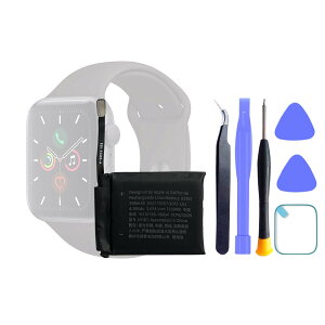 HIGHAKKU for Apple iWatch Watch SE (GPS+Cellular/GPS) 44mm Model A2352,A2354,A2356, �݊� �o�b�e���[ �Ή� A2181 �h�o�e�[�v �Œ�p���ʃe�[�v �H��t��