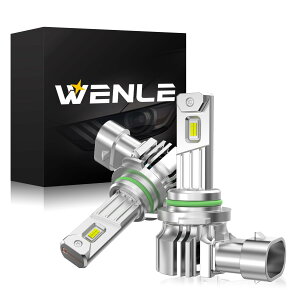 WENLE ������ HIR2 led �w�b�h���C�g �o���u �V�Ԍ��Ή� 20�{���邳UP 30000LM�i15000LM*2�j 80W(40W*2) �z���C�g 6000K DC12V�ԑΉ� �p�x�����\ ��d����H���� ������ �É���p�t�@���t�� ���M�� �u�ԋN