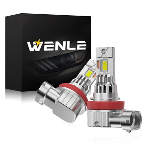 WENLE H8/H9/H11/H16p led wbhCgEtHOv ou VԌΉ 8{邳UP 20000LMi10000LM*2j 60W(30W*2) zCg 6500K DC12VԑΉ dH  Épt@ M u