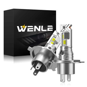 WENLE H4 Hi/Lo led wbhCg  15000LM 40W zCg6500K PxCSP`bv DC12VԑΉ mCYh~ dH t@X ou ɐ E2{