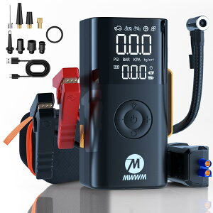 MWWM WvX^[^[ oCN 12v C d 21800mAh e s[Nd4000A GARvbT[t 150PSI GWX^[^[ ԋً}n oCobe[ u[ |vt LED