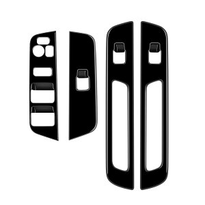 ハスラー MR52S/MR92S フレアクロスオーバー MS52S/MS92S 専用 ウィンドウスイッチベースパネル インテリアパネル 内装パーツ カスタム アクセサリー ドレスアップ 4点セット ピアノブラック