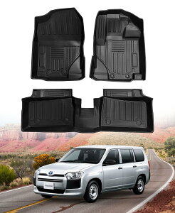 トヨタ との互換性あり プロボックス NCP160系 3Dフロアマット Probox カーマット 立体フロアマット(ハイブリッド車のみ)車専用 TPE材質 耐汚れ 抗菌効果 防水 滑り防止 保護パーツ カー用品 2