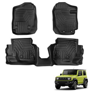 新型 ジムニー JB64W/JB74W フロアマット 車種専用設計 MT用 JB64W/JB74W専用 立体 3Dフロアマット TPE素材 カーマット 滑り防止 耐汚れ 取付簡単 カー用品 立体構造 耐摩擦 防水マット カスタムパー