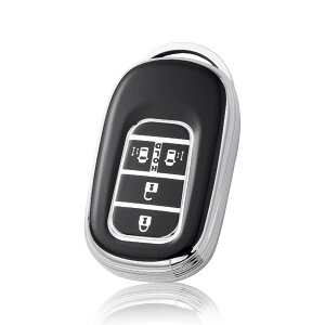 [Unhoke] N-BOX JX^ JF5 JF6 L[P[X Kz_ V^XebvS L[Jo[ NBOX JF5 JF6 VrbN ZR-V F[ L[z_[ XChhA TPU G肢  (ubN)