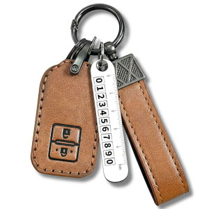 MATCHA MELON スズキ スマートキーケース レザー キーカバー 2ボタン専用 ジムニー ジムニーシエラ ジムニーノマド スペーシア アルト エブリイ ラパン ソリオ ワゴンR ハスラー 対応 (ブラウン)