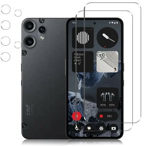 Nothing CMF Phone 2 Pro�t�B���� + Nothing CMF Phone 2 Pro �J�����t�B�����y���Ɏq���{���zNothing CMF Phone 2 Pro �ی�t�B���� �w��F�ؑΉ� �d�x9H �ϏՌ� �X�N���b�`�h�~ �����z�� CMF Phone 2 Pro �p�� �K���X
