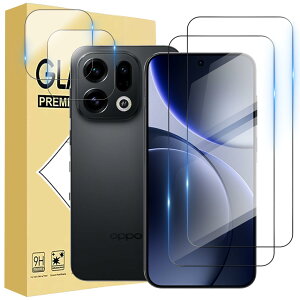 �y4������zFor Oppo Find X9 �p �����Y�ی�t�B���� (2��) �����K���X�t�B����(2��)�yHNWEIWEI�z ����0.3mm 2.5D �d�x9H �S�ʕی� �ώw�� ������ �����ߗ� ���{���Ɏq�f�ލ̗p ��U�h�~���� Oppo Find X9 �t