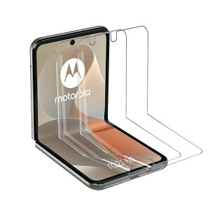 �y2���Z�b�g�zFor motorola razr 60 / 60s / 60d M-51F / Razr 50 (���C���f�B�X�v���C)�p �t�B���� �ی�t�B���� �yMoahsiuny�z�_�炩�� ����TPU�� �ȖʑΉ� ���R�C�� �����ߗ� �C�A�Ȃ� �w��h�~ �Ռ��z��