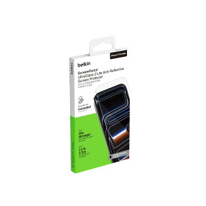 Belkin iPhone 17ProMaxΉ UltraGlass 2 Lite ˖h~ یtB KXtB 0.29mm wEUh~ RۉH ǎtKCht OVA279qc