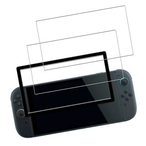 For Switch 2 �K���X�t�B���� �t���ی�t�B���� ���Y���Ɏq�f�ސ� 9H �\�ʍd�x �����K���X �Ϗ��� ��ʕی�t�B���� 2���Z�b�g �K�C�h�g�t��