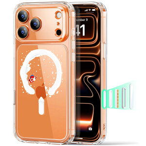 y3{ČRMILKiEMagSafeΉzESR iPhone 17 Pro Max P[X NX}Xe[} J{^t SGSF GAK[hR[i[ ϖh~ ϏՌ PCwTPUop[ wh~ ϋv }Olbg Qi2.2