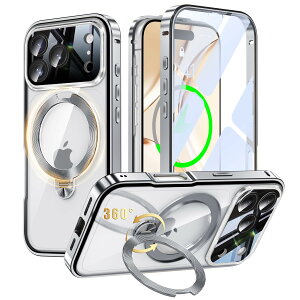 iPhone 17 Pro Max p  MagSafeΉ P[X ACtH17v}bNX tJo[ y90°mɎ × 360°]z [}CX^h cpx Uovon X}zP[X ACz17v}bNX S