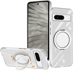 Google Pixel 6a �P�[�X �N���A MagSafe�Ή� �����O360°��]�X�^���h�@�\ �c�����Ή� ����~�� TPU�f�� ���^ �y�� �w��h�~ ���΂ݖh�~ �O�[�O���s�N�Z��6a �X�}�z�P�[�X �����Y�ی� �g�ѕ֗� �_�